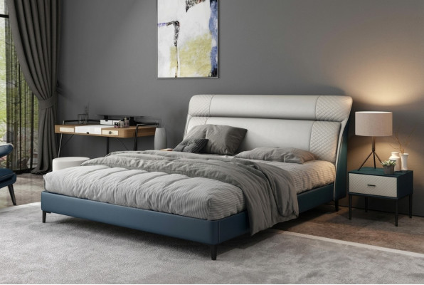 Hotel di lusso Letti matrimoniali Design in legno Moderno Mobili Camera da letto
