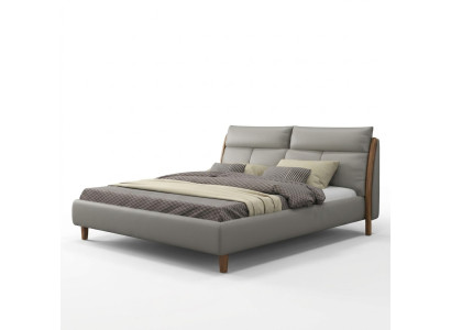 Testo design tessile letto matrimoniale Moderno hotel telaio Lusso letti matrimoniali