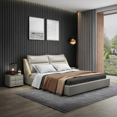 Camera da letto di lusso Design Letto in legno Letto Letti 180x200cm Letti Hotel