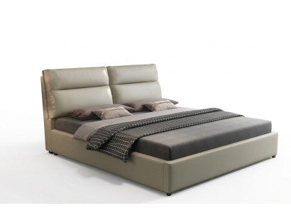 Design letto camera da letto tessile pelle imbottita Letti moderni 180x200cm.