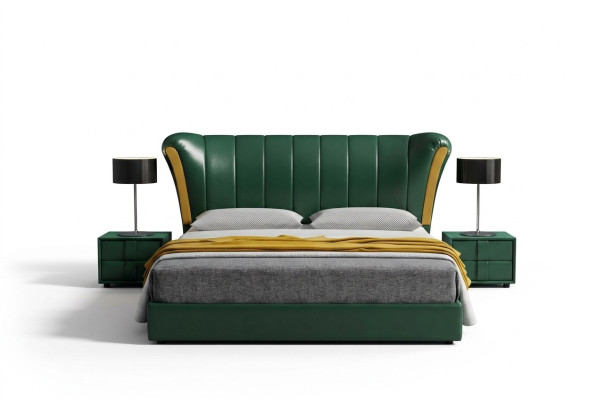 Letto imbottito Letto matrimoniale classico 180x200cm Legno Letti Camera da letto