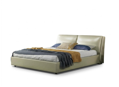Letto in pelle matrimoniale moderno di lusso per hotel 180x200