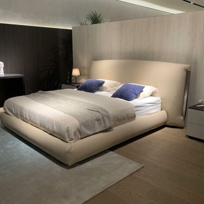 Design del letto di lusso doppio, letti classici di lusso per hotel, camere da letto di lusso in stile italiano nuove
