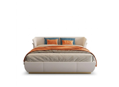 Letto matrimoniale designer Letti matrimoniali Hotel moderni Letto matrimoniale in pelle 180x200cm