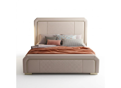 Letto matrimoniale di design hotel di lusso camera da letto 180x200cm letti