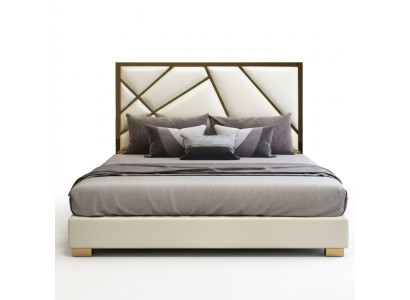 Letto Imbottito Design Di Lusso Letto Matrimoniale Hotel Camera Da Letto Decorazione In Pelle Nuova
