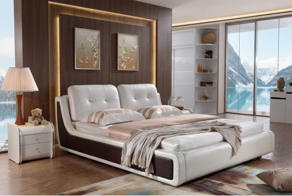 Letto matrimoniale letto design matrimoniale di lusso letto imbottito arredamento tessile letti.