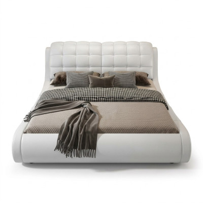 Letto matrimoniale Letto coniugale Letto design Letto imbottito Letto in pelle