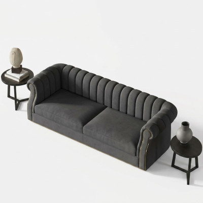 Divano design a 3 posti, divano moderno, divani imbottiti, divano design a tre posti.