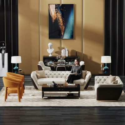 Set di divani modulari design divani imbottiti divani a 3 + 2 posti