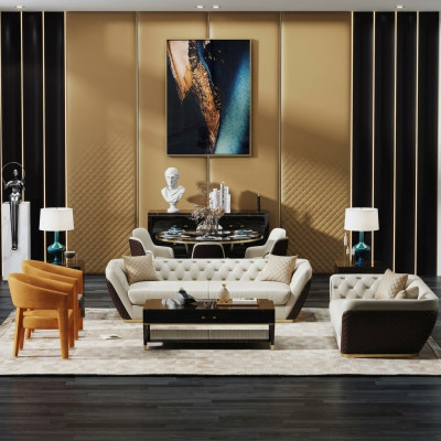 Set di divani modulari design divani imbottiti divani a 3 + 2 posti
