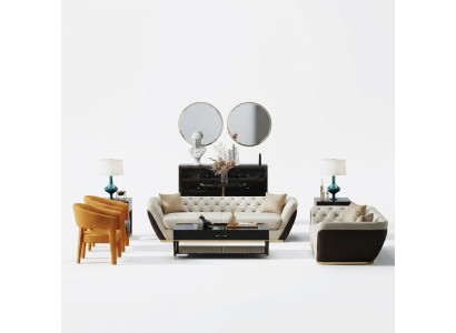 Set di divani modulari design divani imbottiti divani a 3 + 2 posti