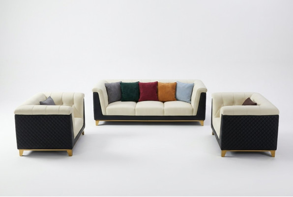 Divano in pelle, divani, design moderno, divano 3+2+1