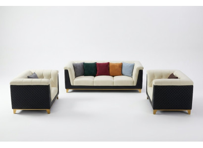 Divano in pelle, divani, design moderno, divano 3+2+1