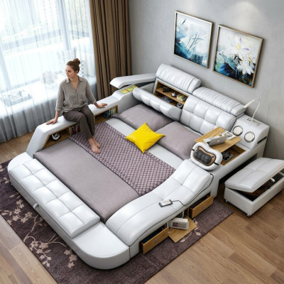 Letto multifunzione - cassaforte - lettino termico - USB - letti matrimoniali con suono