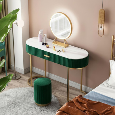 Tavolo da toeletta design consolle + sgabelli Tavolo da trucco Nuovo