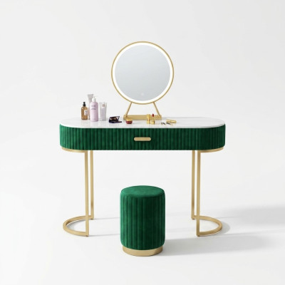 Tavolo da toeletta design consolle + sgabelli Tavolo da trucco Nuovo