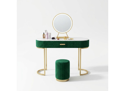 Tavolo da toeletta design consolle + sgabelli Tavolo da trucco Nuovo