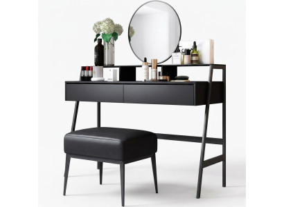Tavolo da trucco e toletta con specchio e cassettiera per cosmetici di design