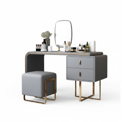 Tavolo Moderno Console Specchio Comò Tavolino da toeletta Camera da letto Sgabello Console