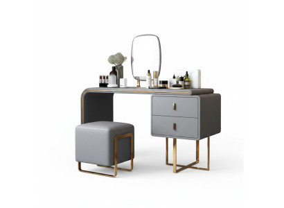 Tavolo Moderno Console Specchio Comò Tavolino da toeletta Camera da letto Sgabello Console