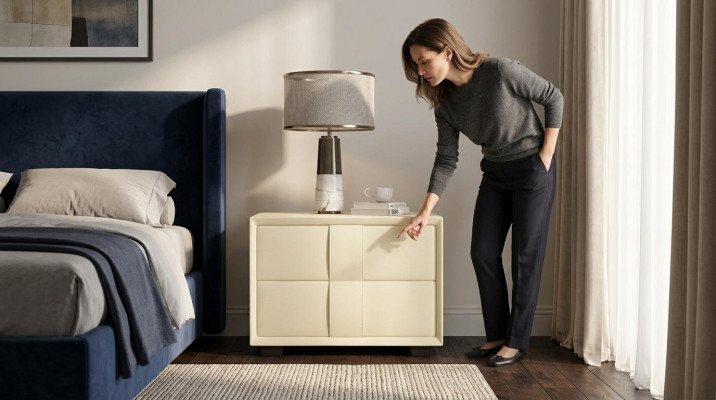 Tavolino da consolle notturno Design Comodino Comodini Comodino Comodino Comodino Camera da letto Tavolino