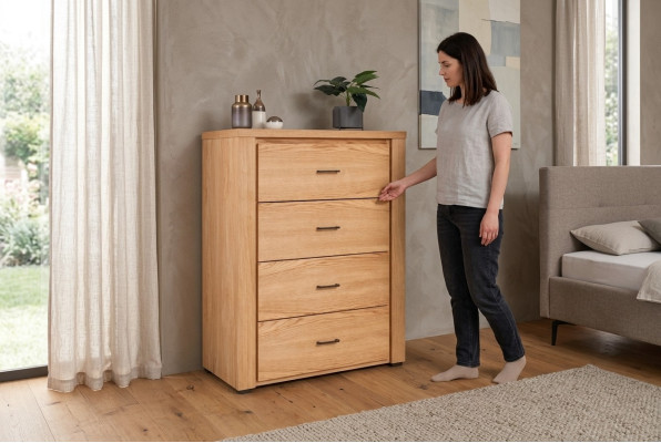 Comò in vero legno comò credenza in legno mobili beige nuovi