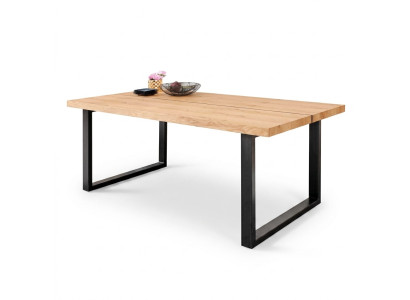 Tavolo Loft Mobili Legno Tavolo da pranzo 160x90cm Tavoli Tavoli Design moderno Nuovo