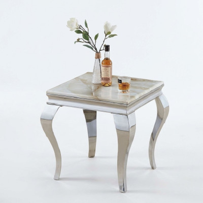 Tavolino Tavolo Tavolino Divano Tavoli Soggiorno Design Acciaio inossidabile