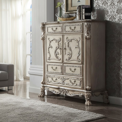 Barocco cassettone armadio lusso comò armadio scaffale console mobili argento mensole
