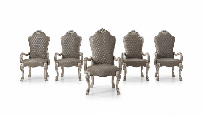 Design Set di sedie 6x con braccioli e imbottitura, gruppo di poltrone, nuovo