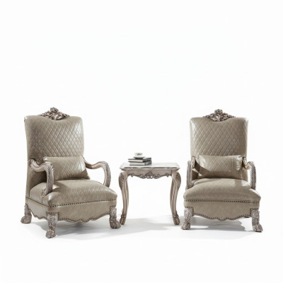 Set 2 poltrone tavolino soggiorno tavolo divano tavolino da salotto tavolino ausiliario 3 pezzi