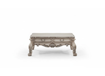 Tavolino Tavolo Divano Tavoli Tavolino da salotto Design Soggiorno Beige Legno Barocco