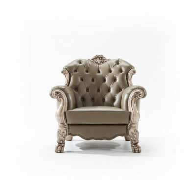 Barocco poltrona singola divano imbottito divano divano TV design soggiorno nuovo