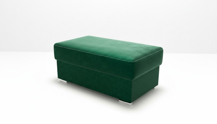 Mobili Casa Panche Seduta Tessile Verde Design Pouf Sgabello Pouf Imbottito Pediera