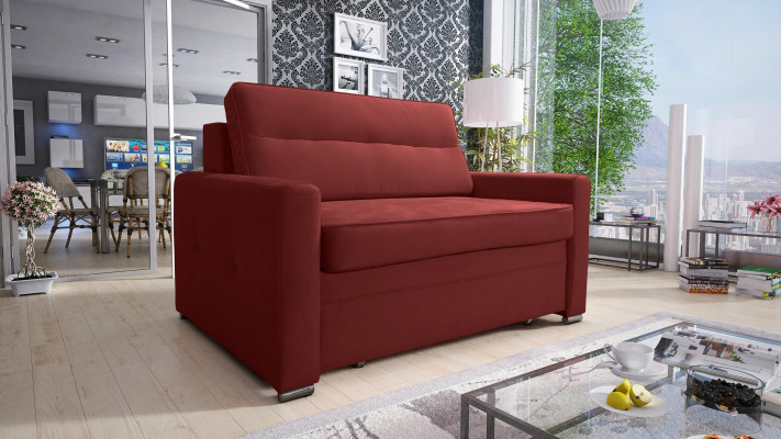 Divano design in stoffa, poltrona Chesterfield 1,5 posti, divani imbottiti lounge club.