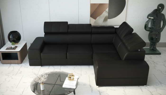 Divano ad angolo Divano Divani Tessile Letto Funzione Design Forma a Lusso Moderno Nuovi