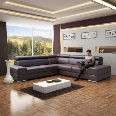 Divano angolare design a forma di L, nuovo divano, divano angolare imbottito, divano living.