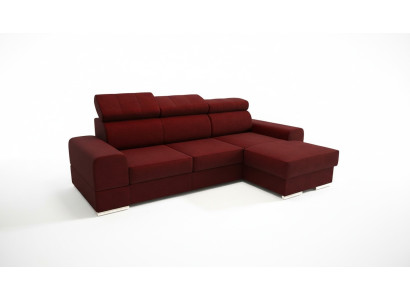 Soggiorno funzionale letto stoffa divano angolare a L divano design tessile divani