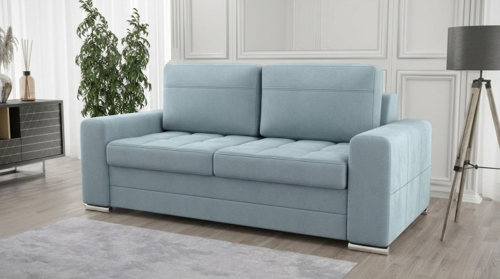 Design imbottito Moderno 100% tessuto tessile Moderno Divano a due posti 2 posti Divano