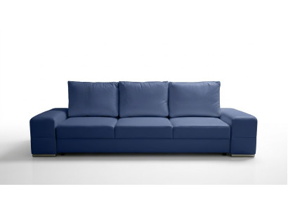 Divano in ecopelle, divano di design elegante, design 3 posti, mobili classici, mobili xxl.