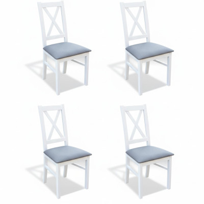 Sala da pranzo Sedie Imbottite Sedie Set Completo K22 4x Set di Sedie da Designer
