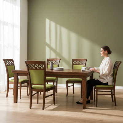 Gruppo Tessile Nuova sala da pranzo Ristorante Nuovo Design Sedia 4x Set di sedie Poltroncina Nuovo
