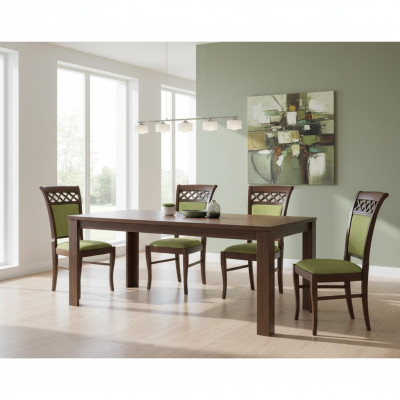 Gruppo Tessile Nuova sala da pranzo Ristorante Nuovo Design Sedia 4x Set di sedie Poltroncina Nuovo