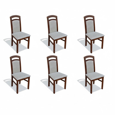 Gruppo completo per soggiorno 6 pezzi Set di sedie da pranzo nuove Poltrone assortite