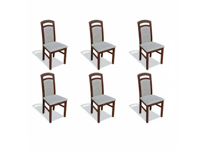 Gruppo completo per soggiorno 6 pezzi Set di sedie da pranzo nuove Poltrone assortite