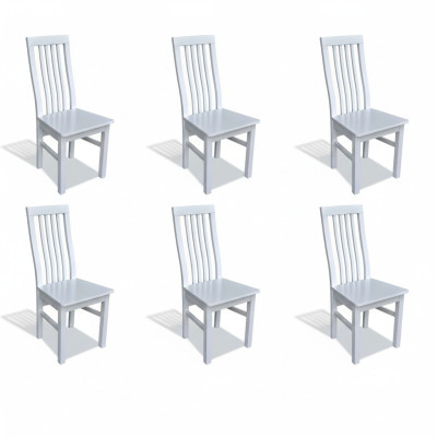 Designer Tessuto Imbottito Sedie Set Tessile da Sala da Pranzo Gastronomia 6x Sedie Cucina