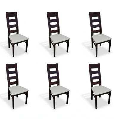 Gruppo di tessuti Tessuto Nuovo Sala da pranzo Ristorante Design Sedia Set di 6 sedie Poltrona