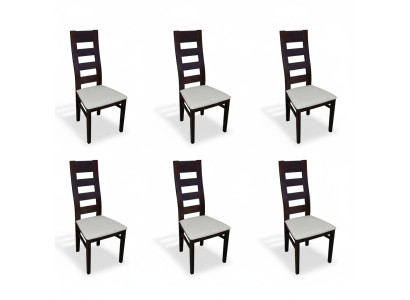 Gruppo di tessuti Tessuto Nuovo Sala da pranzo Ristorante Design Sedia Set di 6 sedie Poltrona