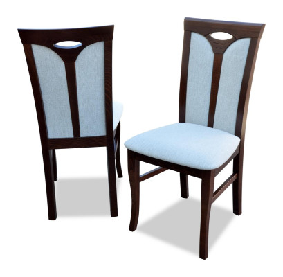 Poltrona Set di sedie da ristorante sala da pranzo Tessuto Set di 8 sedie design in legno
